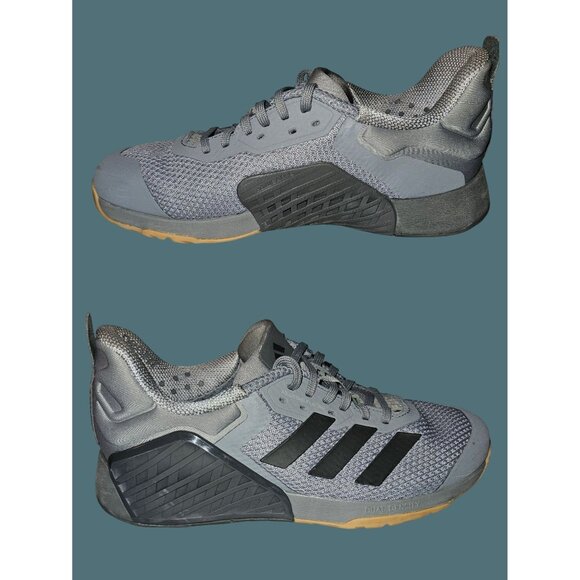Adidas Dropset 3 Training Sneaker Shoes Grey/Grey Five /Core Black Men 8.5 - Picture 3 of 15